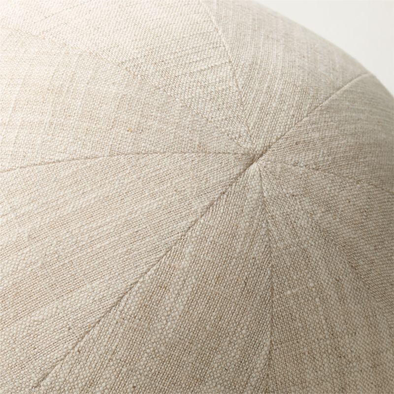 Terre Natural Cotton and Linen Sphere Throw Pillow 12" - image 1 of 7