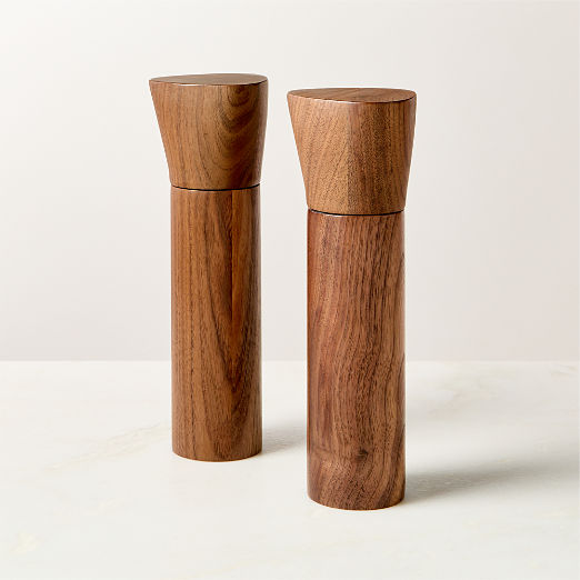 Teri Walnut Universal Salt and Pepper Grinders