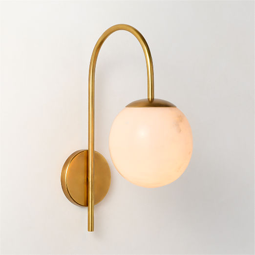 Terzo Alabaster Wall Sconce