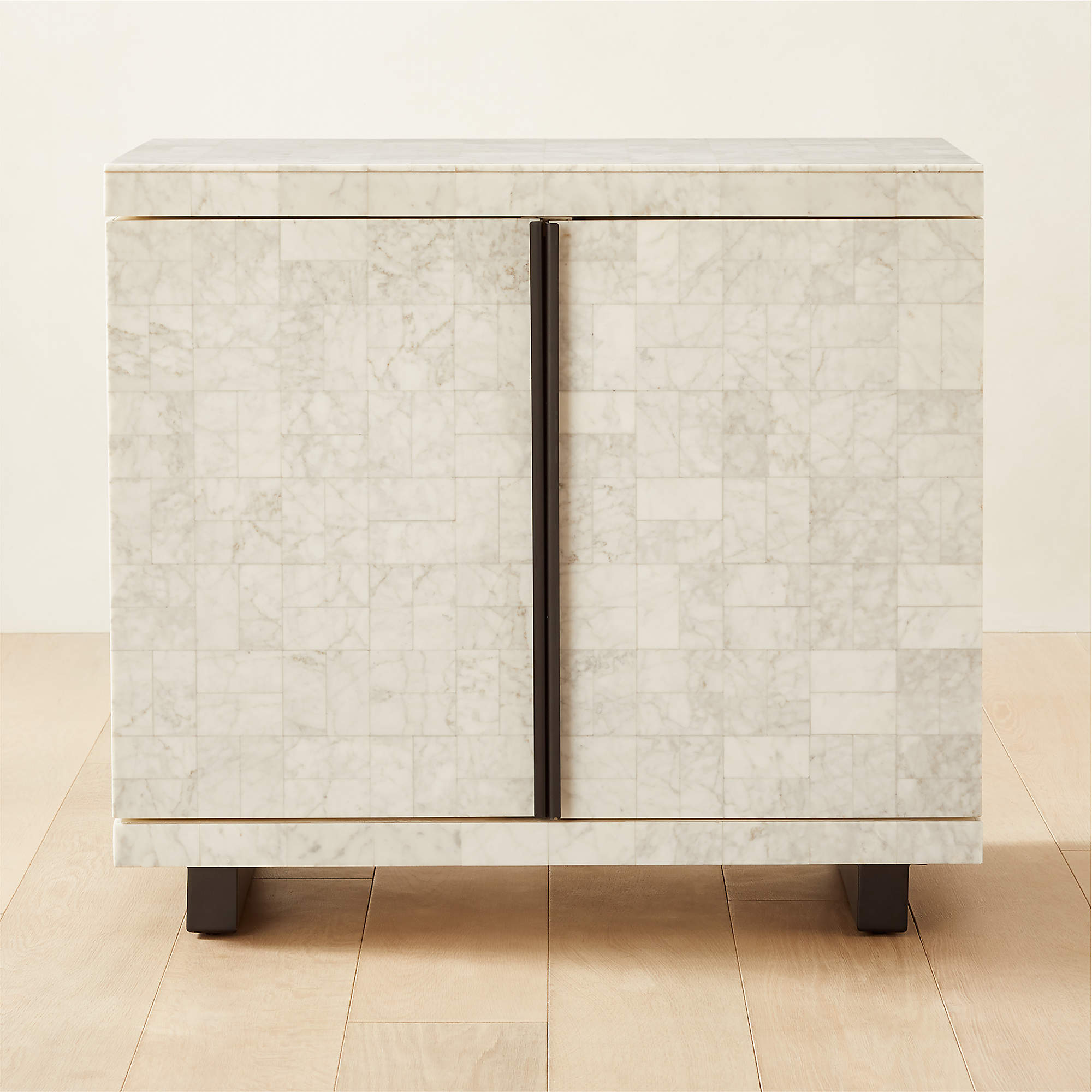 Tessa Tiled Marble Bar CB2 Canada
