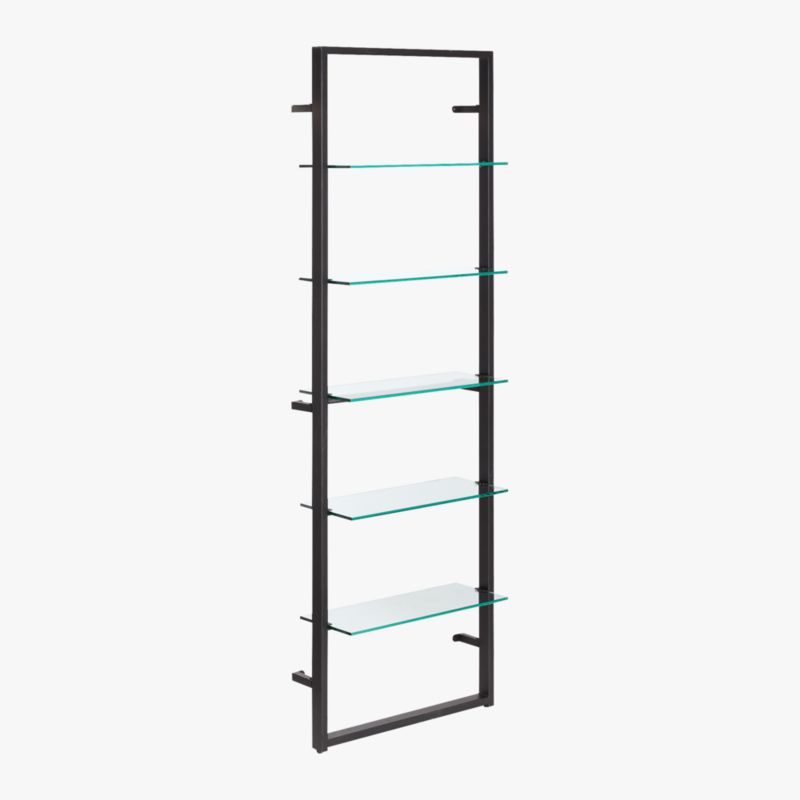 Tesso Black Metal Wall Mount Bookshelf - image 6 of 11