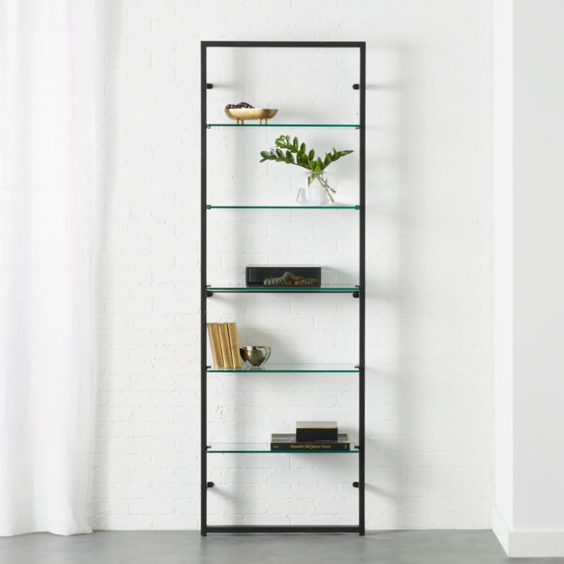 Tesso Black Metal Wall Mount Bookshelf - image 3 of 11