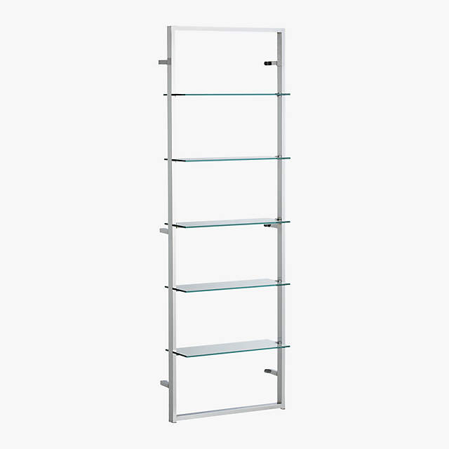 Tesso Chrome Bookshelf Reviews Cb2, 84 Inch Tall Bookcase White Gloss