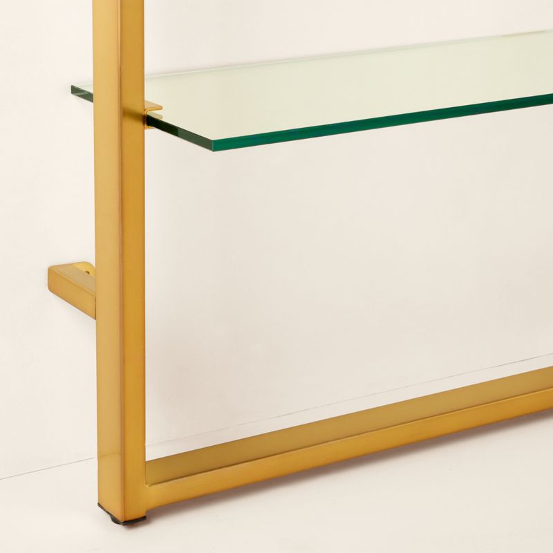 Tesso Brass Metal Wall Mount Bookshelf - image 5 of 10