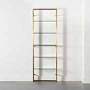 Athena Polished Stainless Steel Storage Tower