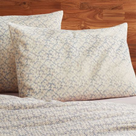 Tiago Blue Standard Shams Set Of 2 Reviews Cb2