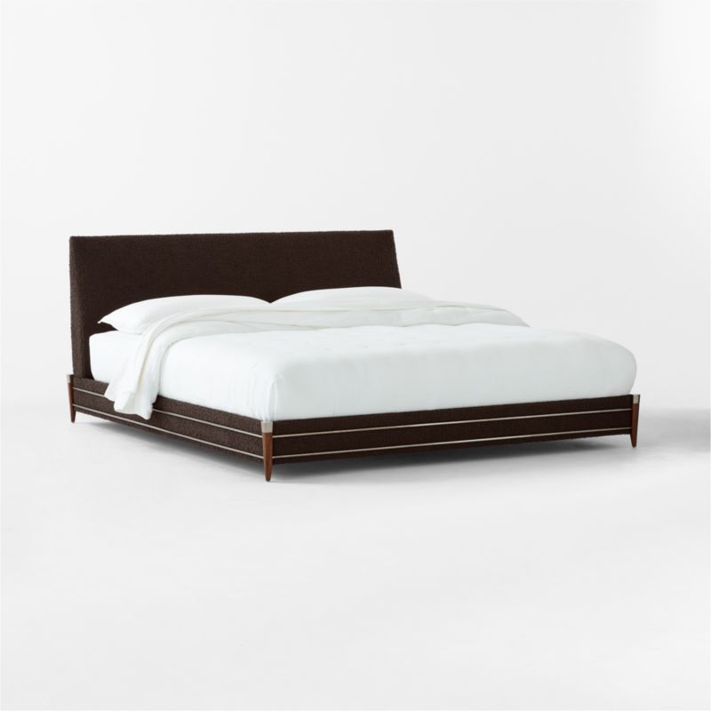 Tiburon Mink Upholstered King Bed - image 5 of 10