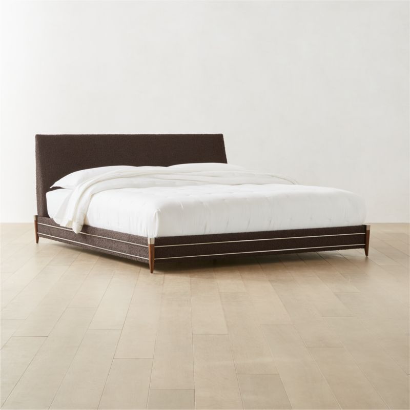 Tiburon Mink Upholstered King Bed - image 4 of 10