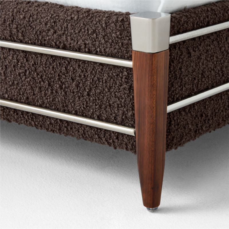 Tiburon Mink Upholstered King Bed - image 8 of 10