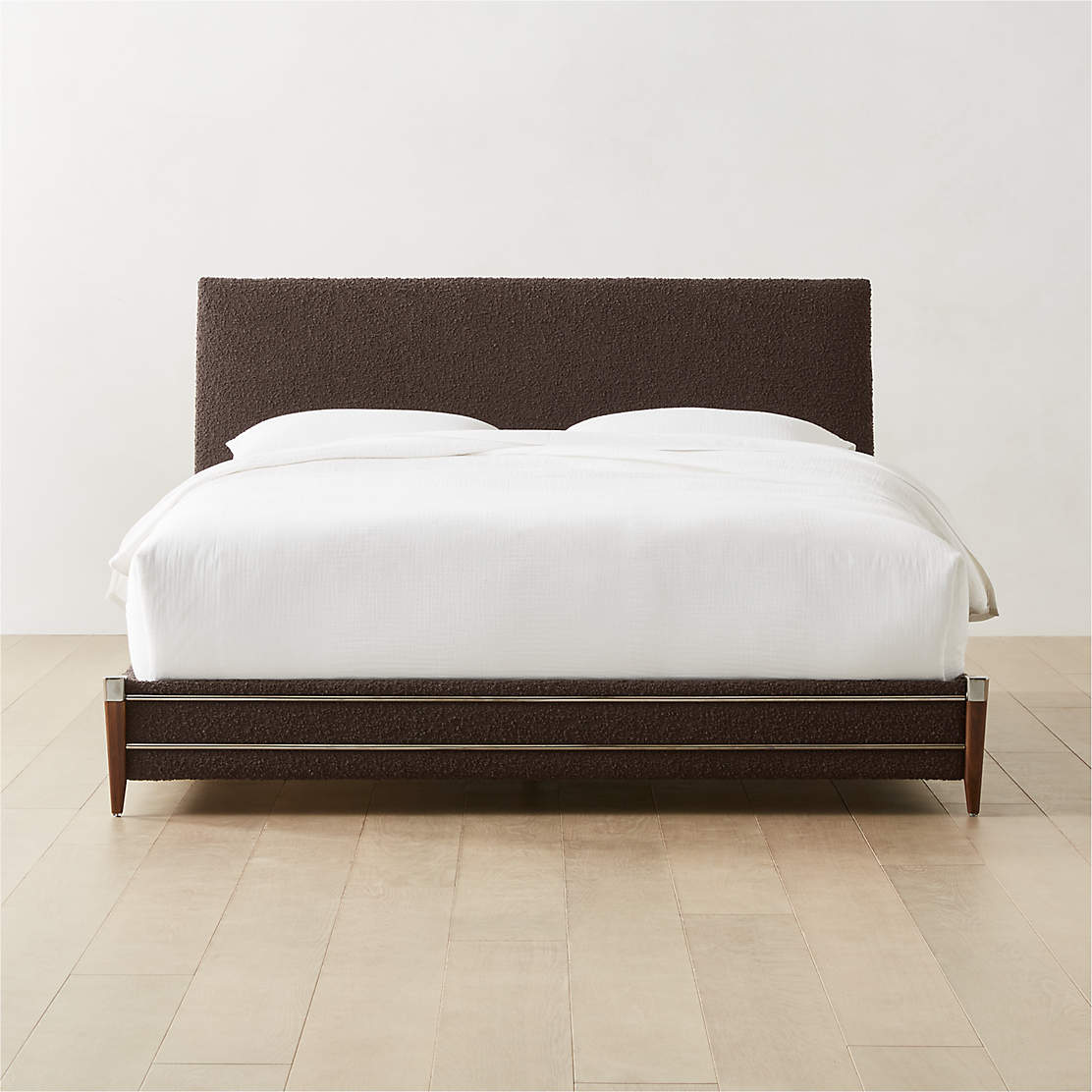 Forte Grey Bed CB2 Canada