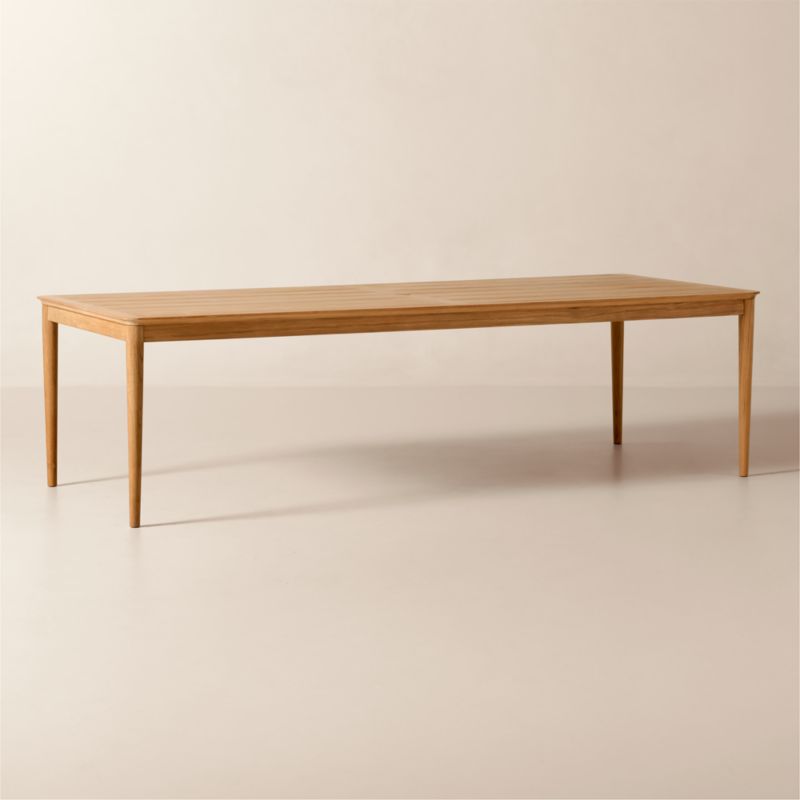 Tide 108" Rectangular Teak Outdoor Dining Table - image 3 of 9