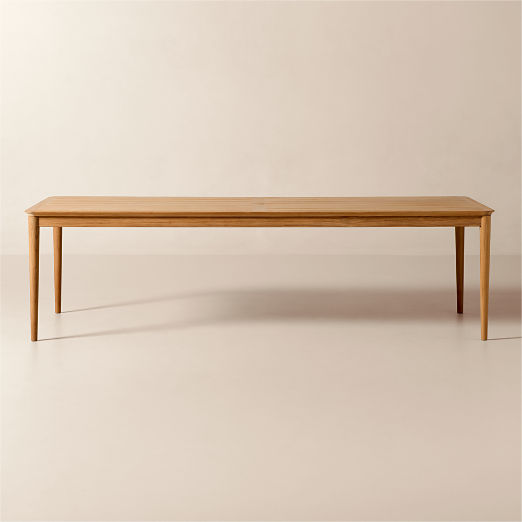 Tide 108" Rectangular Teak Outdoor Dining Table