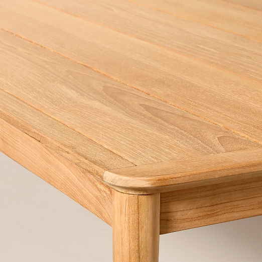 Tide 60" Rectangular Teak Outdoor Coffee Table