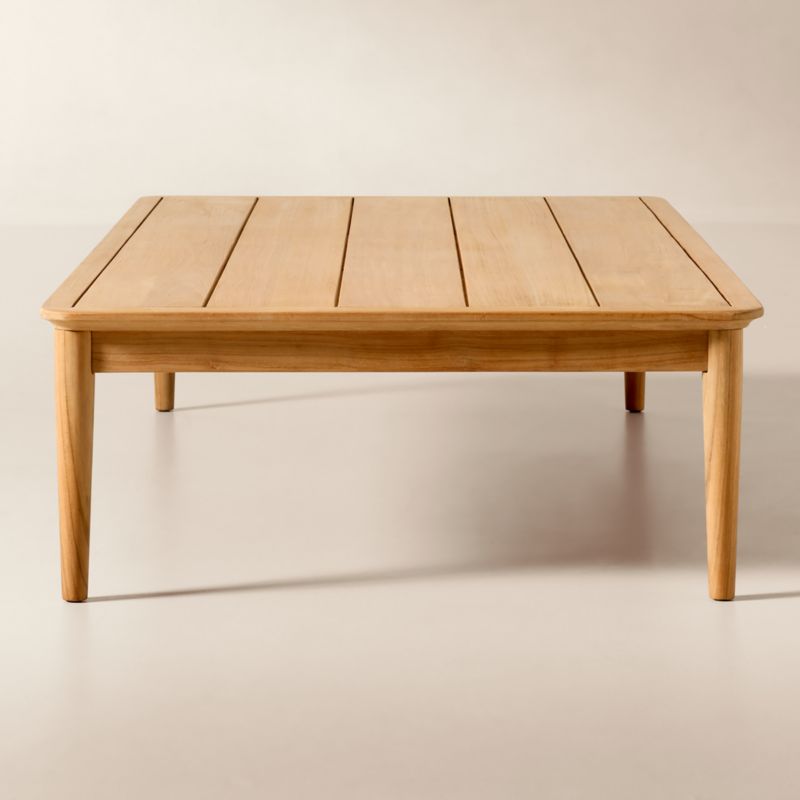 Tide 60" Rectangular Teak Outdoor Coffee Table