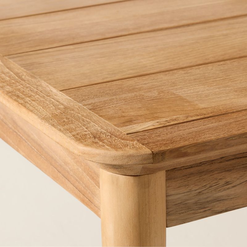 Tide Square Teak Outdoor Side Table - image 5 of 7