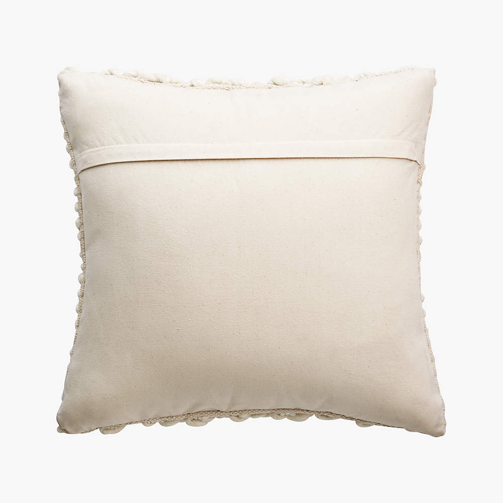 Ivory Chunky Wool Lumbar Pillow