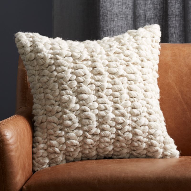 20" Tillie Wool Pillow | CB2