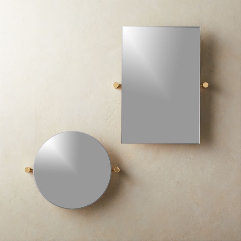 Tilt Rectangular Bathroom Mirror 24"x36" - image 6 of 7