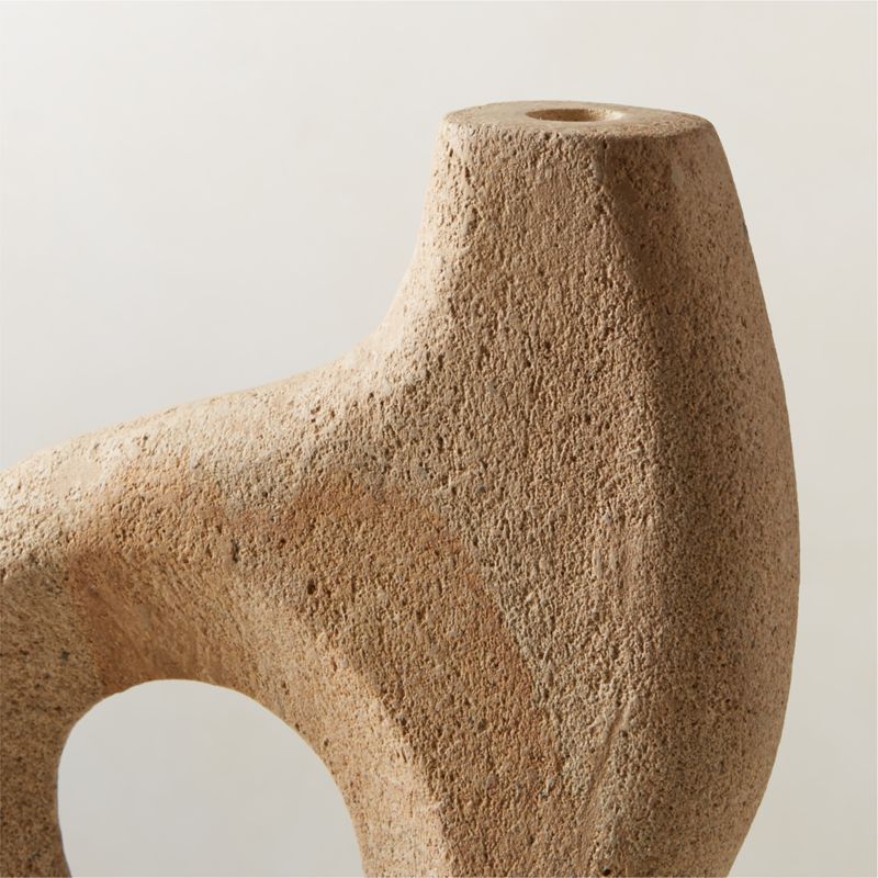 Tima Yellow Stone Taper Candle Holder Large - image 3 of 9