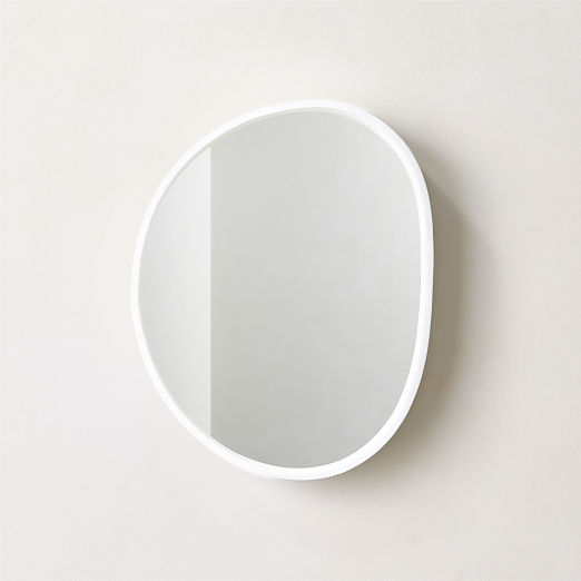 Tinos Plaster Wall Mirror 13"x19"