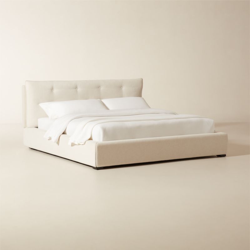 Tipton Ivory Tufted King Bed - image 4 of 9