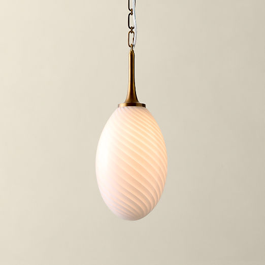 Tiro Murano Glass and Aged Brass