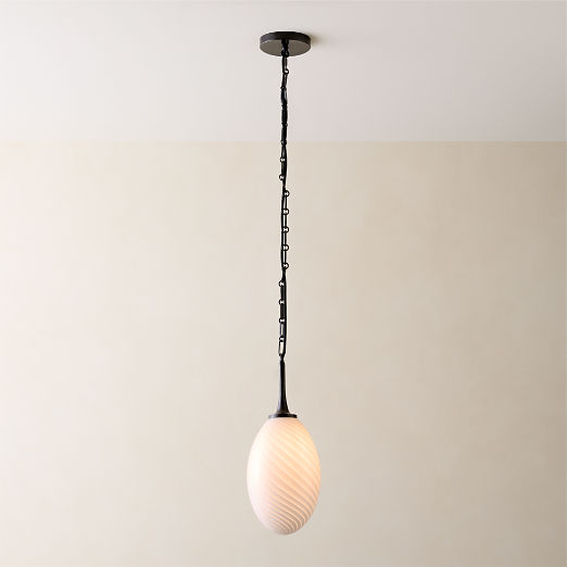 Tiro Murano Glass and Blackened Brass