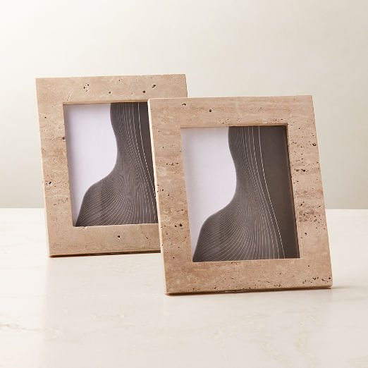 Tirra Travertine Picture Frame 8''x10''