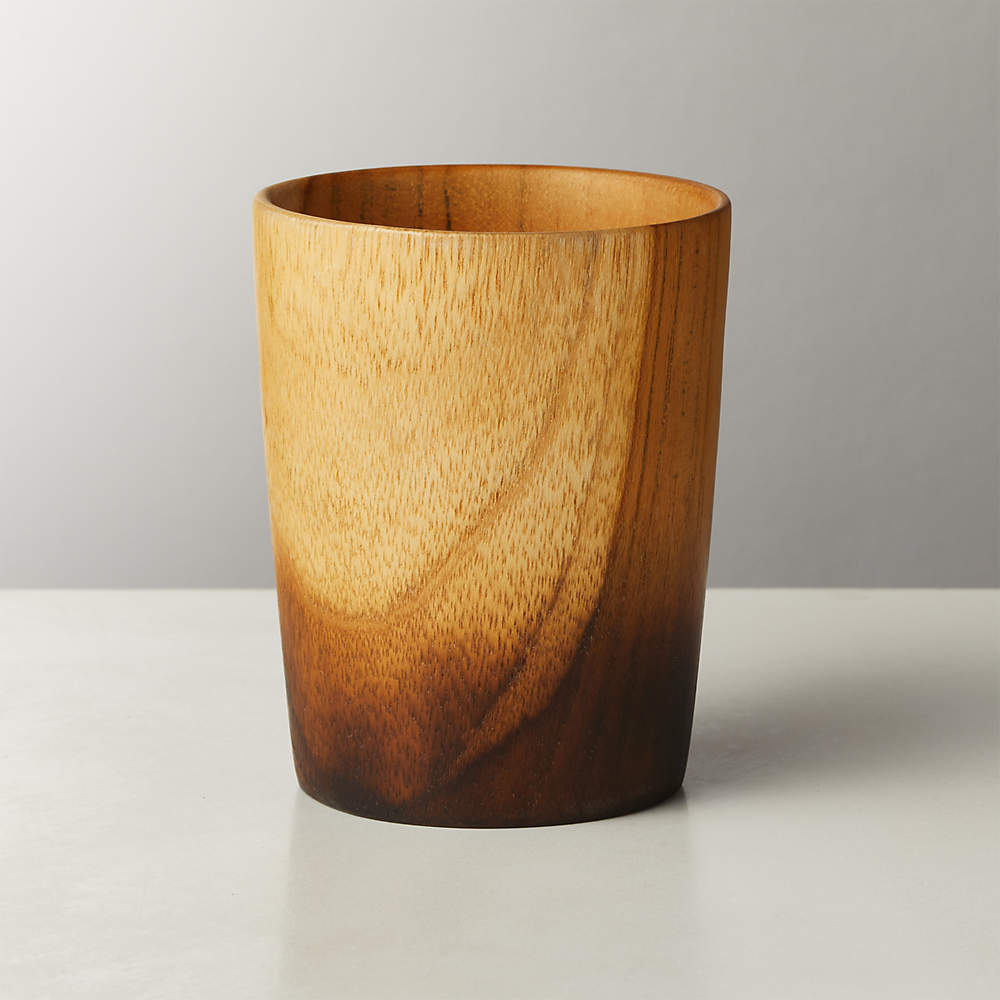 Tish Teak Wood Tea Cup