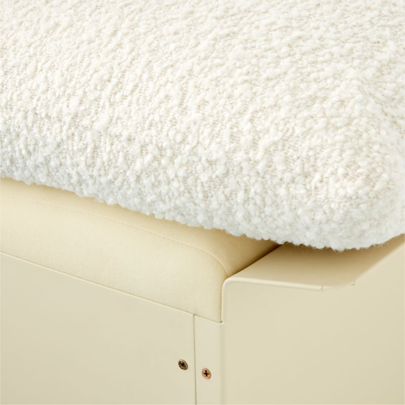 Tol Ivory Boucle Left-Arm Chair - image 8 of 9