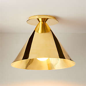Brass Cone Shade – Hangout Lighting