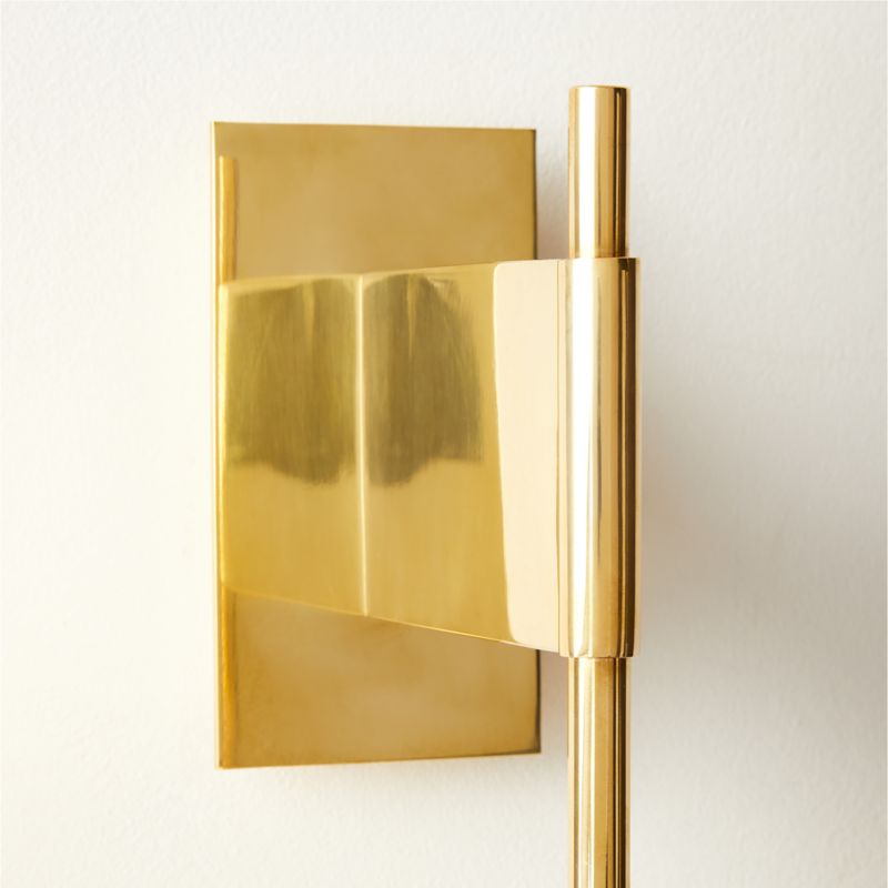 Tolio Brass Conical Wall Sconce - image 3 of 9