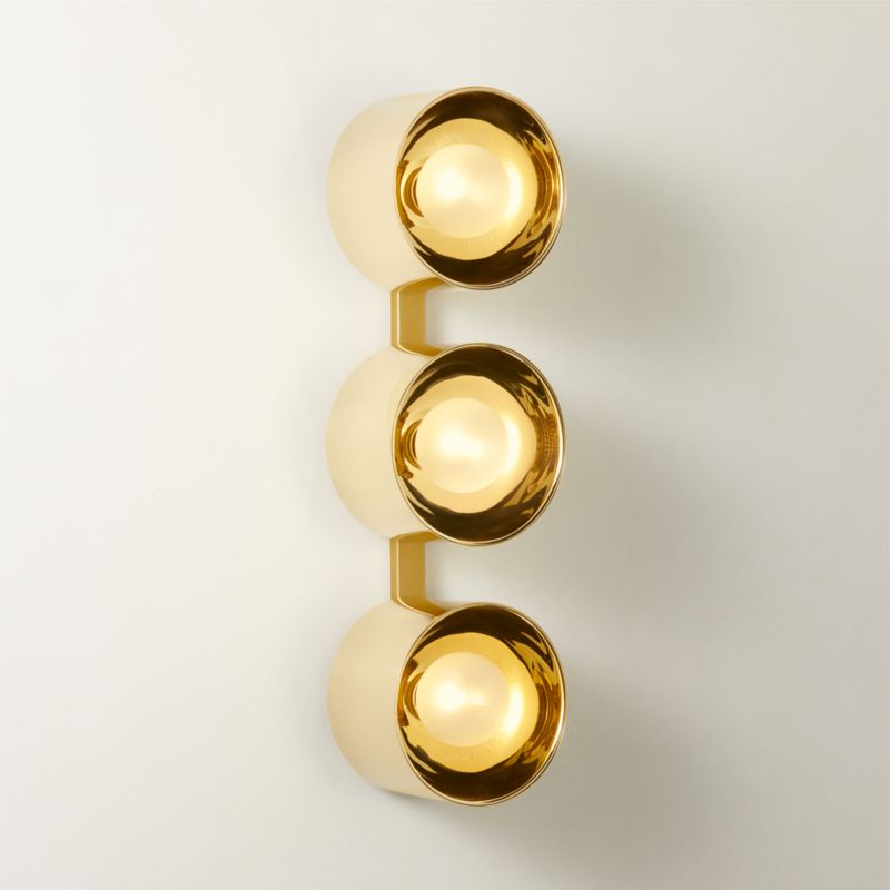 Toni 3-Light Polished Brass Flush Mount Light - image 4 of 7