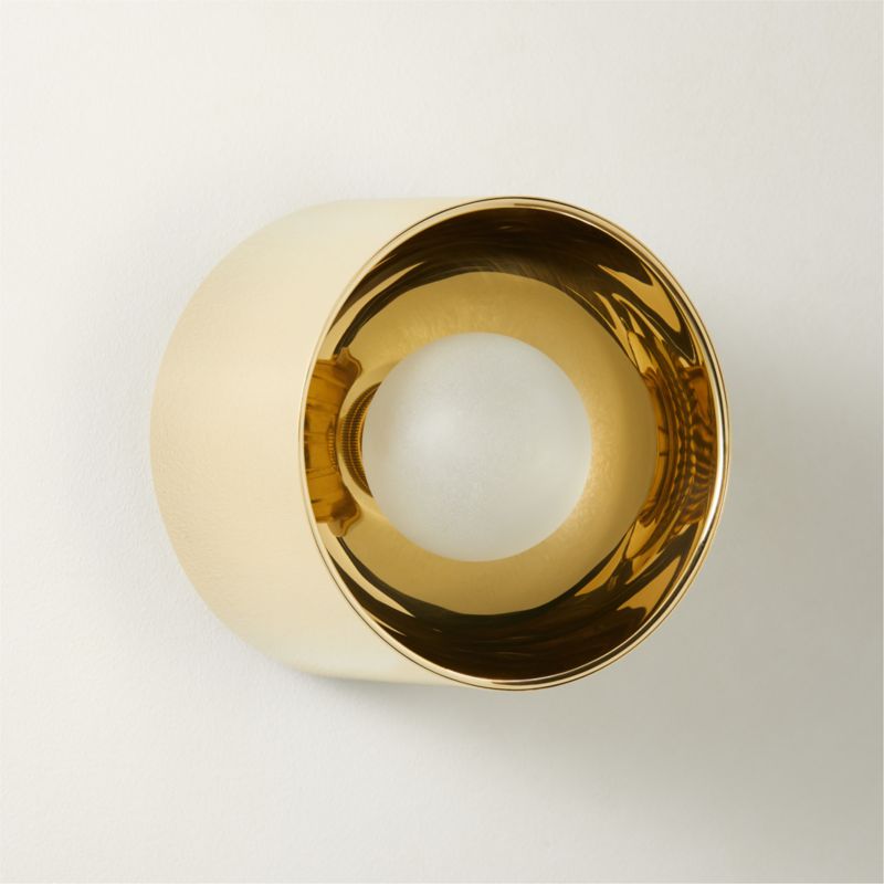 Toni Polished Brass Flush Mount Light - image 3 of 7