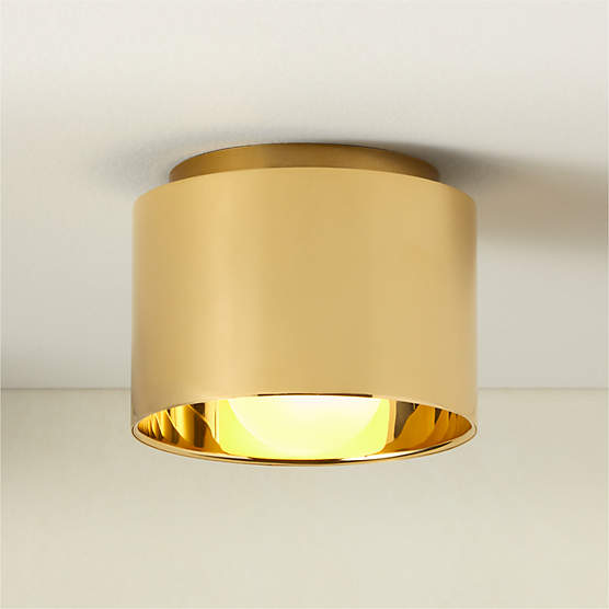 Toni Polished Brass Flush Mount Light