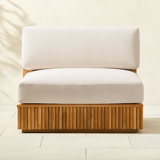 Topia Outdoor Armless Sectional Chair Cover