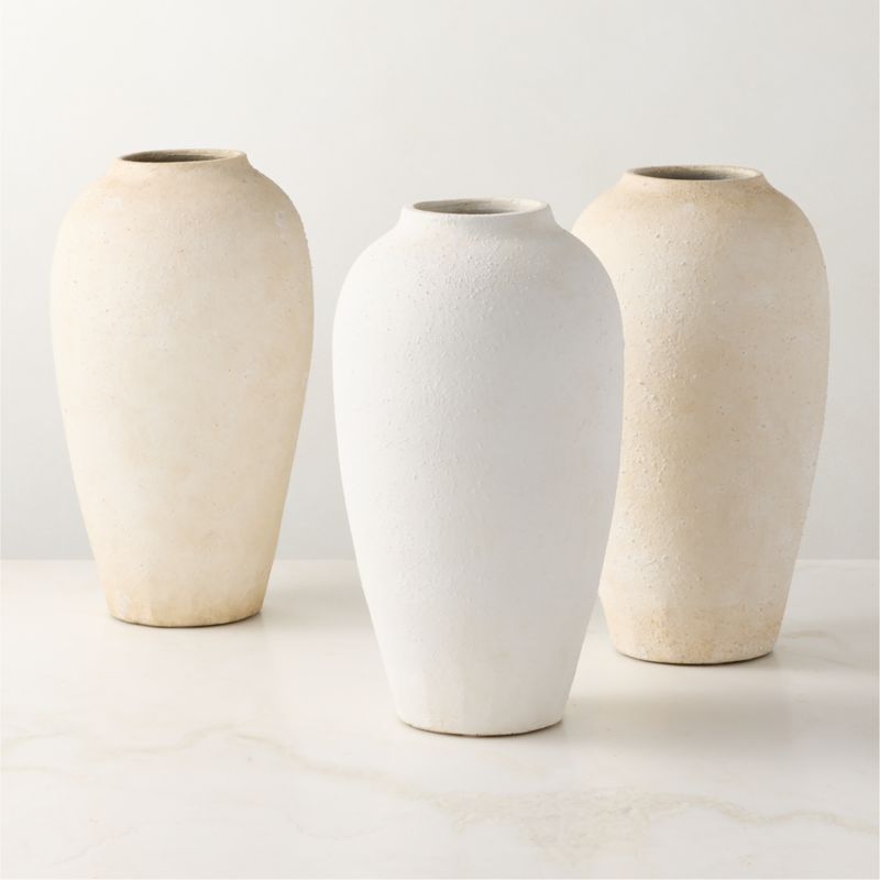 Torino Textured White Vase - image 4 of 16