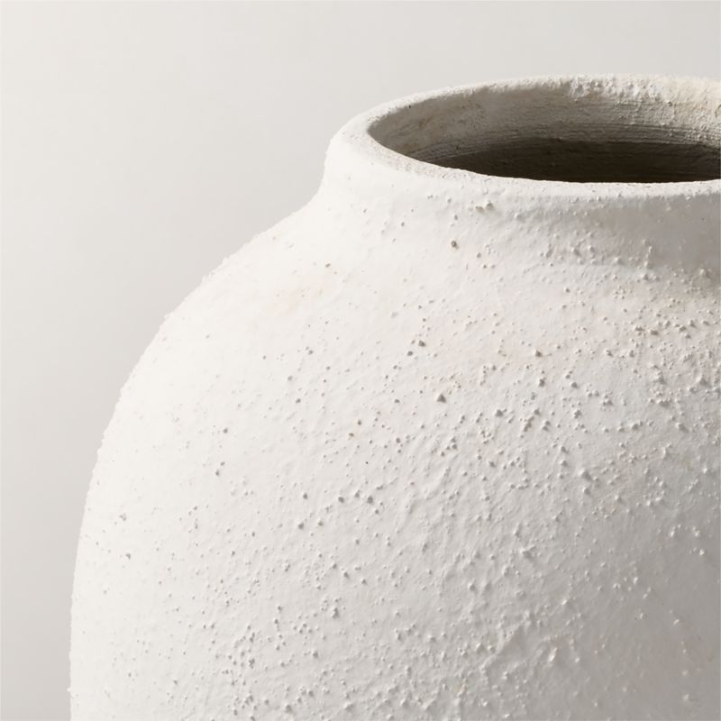 Torino Textured White Vase - image 3 of 16