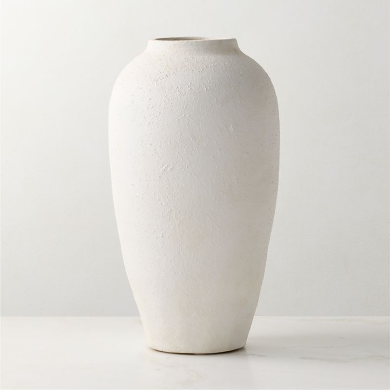 Torino Textured White Vase - image 5 of 16