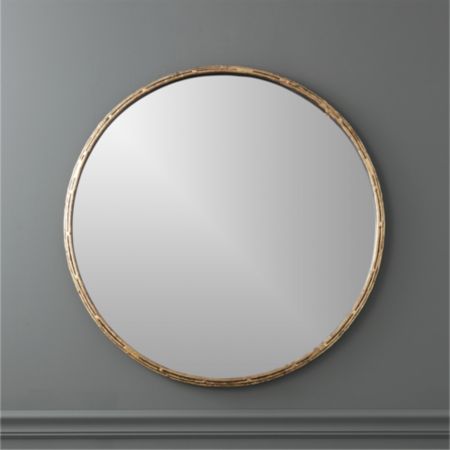 tork brass dripping 30" wall mirror
