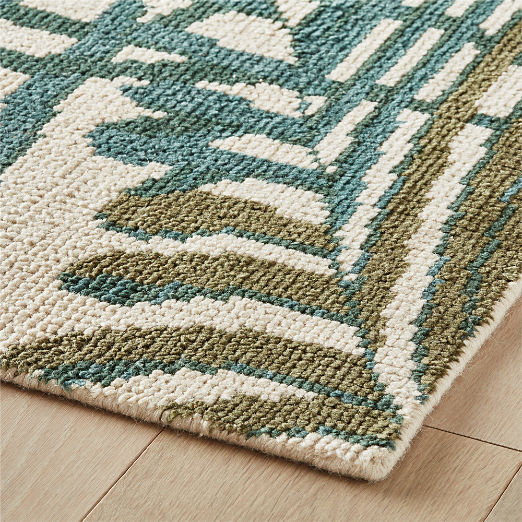 Torres Palm Hand-Knotted Area Rug 8'x10'