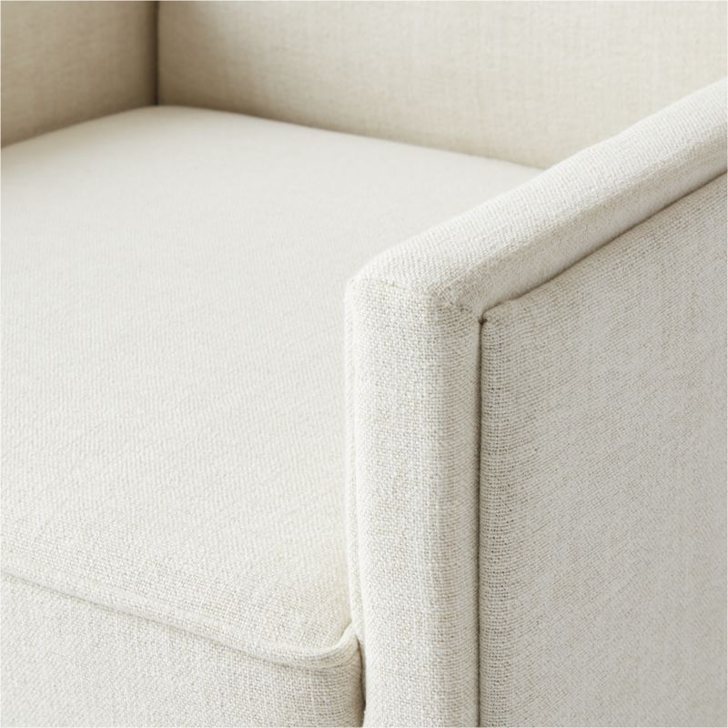 Torrey Ivory White Performance Fabric Dining Armchair - image 11 of 12