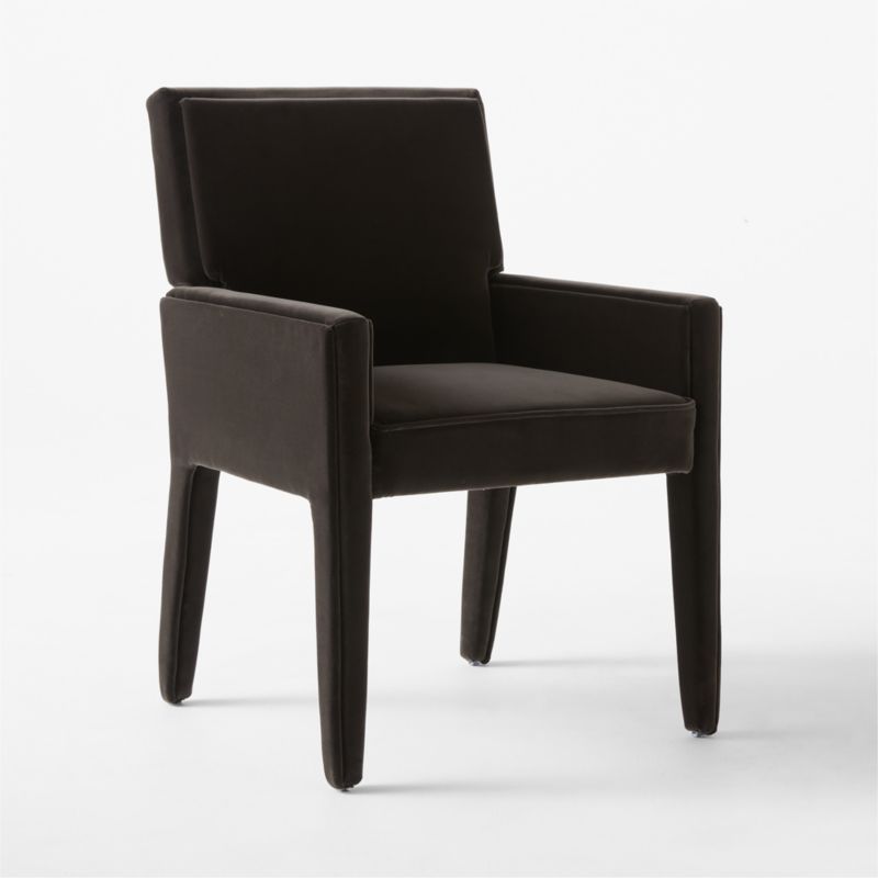 Torrey Mink Brown Upholstered Dining Armchair - image 5 of 9