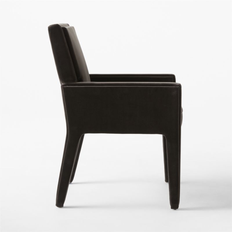 Torrey Mink Brown Upholstered Dining Armchair - image 6 of 9