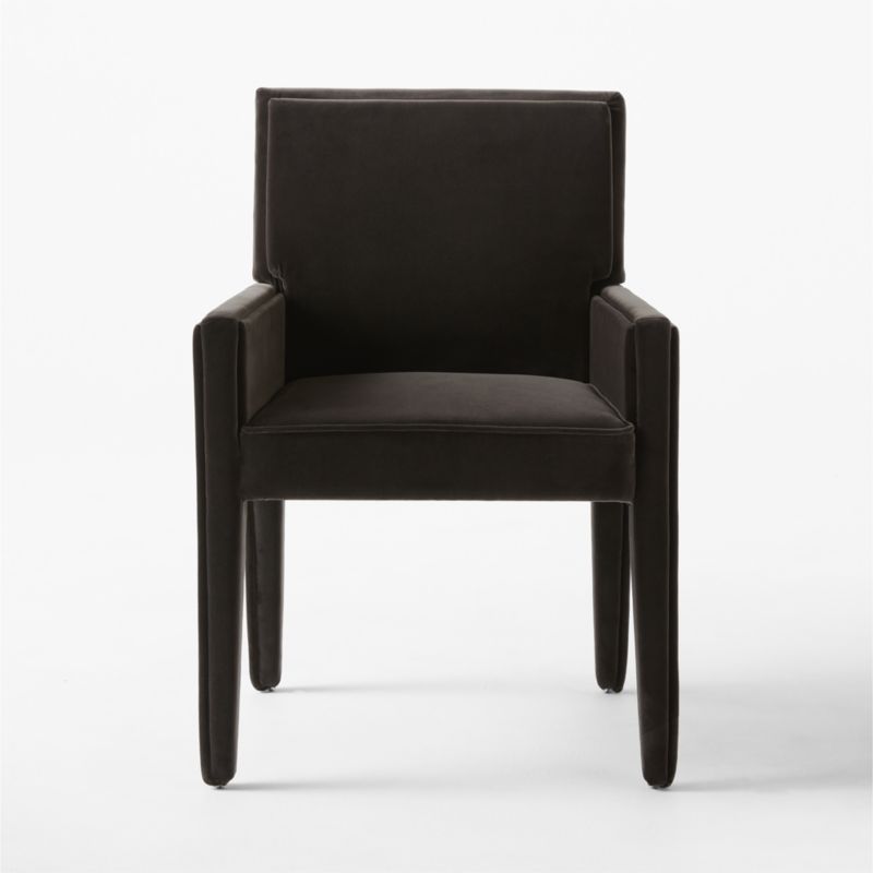 Torrey Mink Brown Upholstered Dining Armchair - image 4 of 9