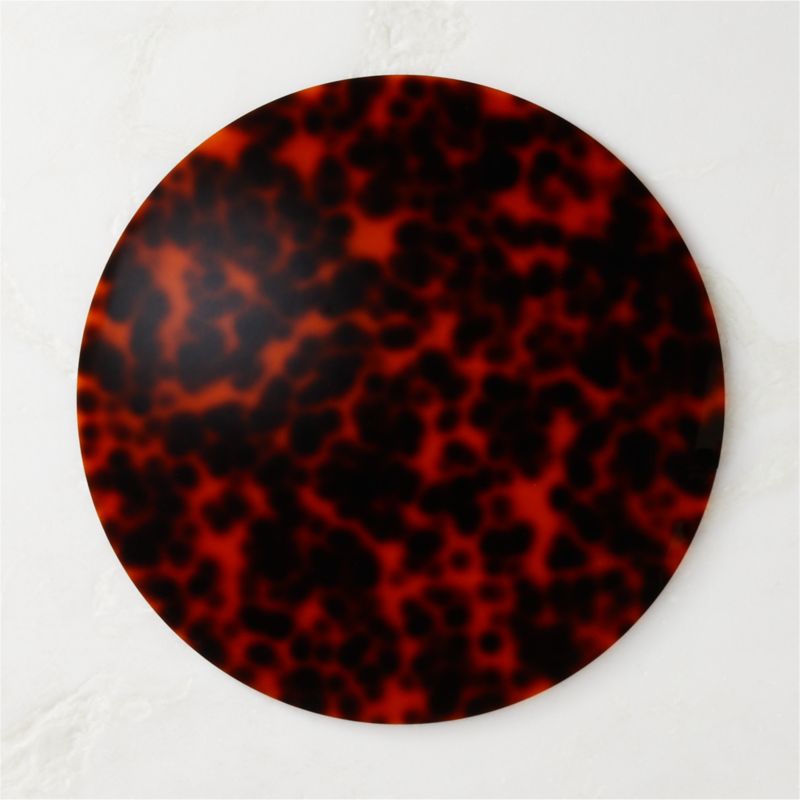 View Red Tortoise Patterned Acrylic Placemat details