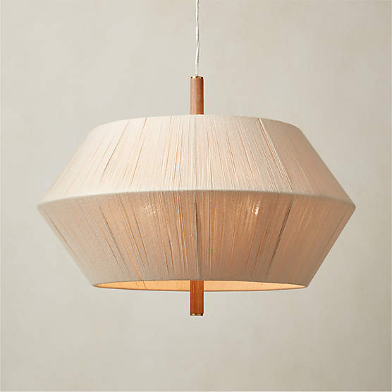 Totora Oak Pendant Light