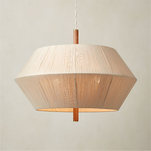 Totora Oak Pendant Light