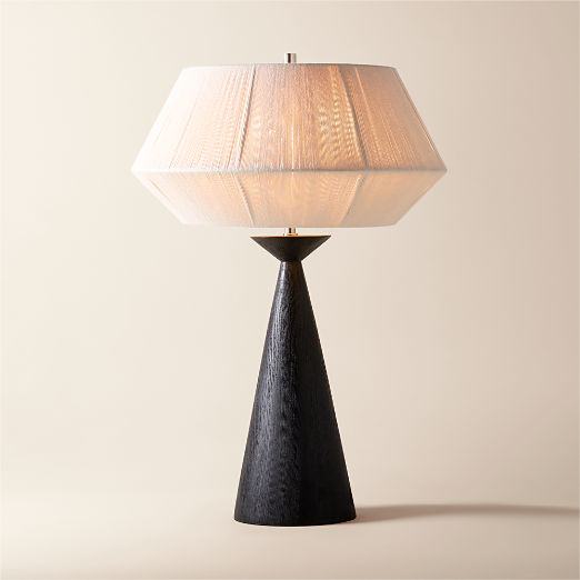 Totora Oak Wood Table Lamp