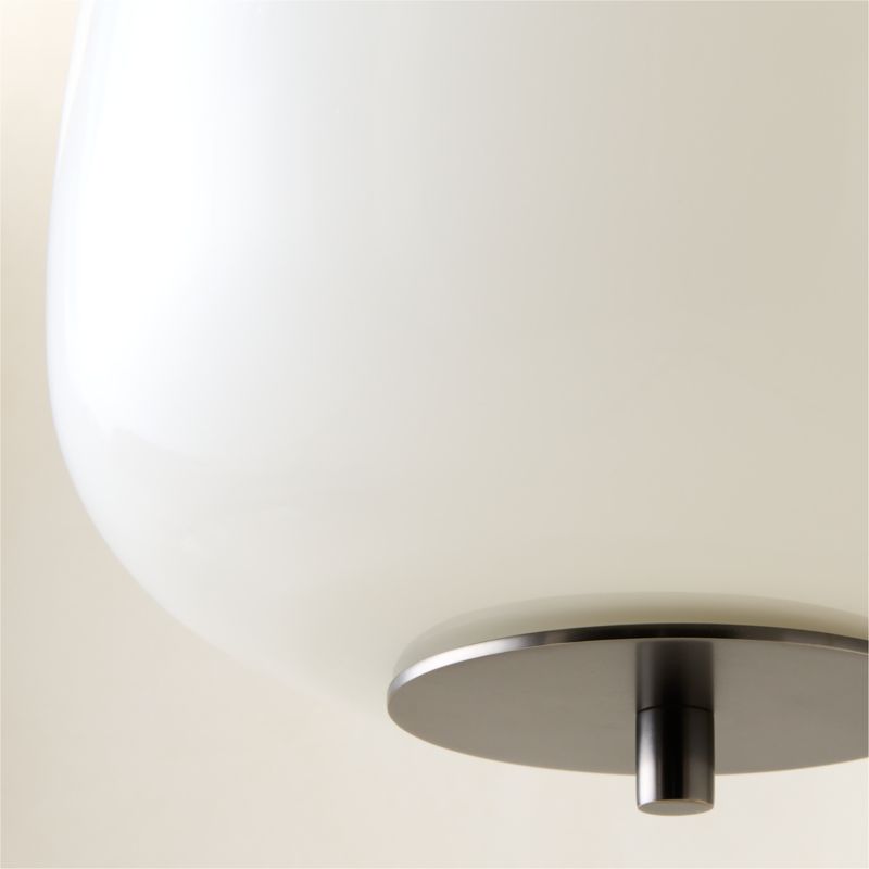Tova Opal Glass Round Pendant Light 10" - image 3 of 6